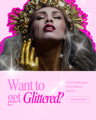 Express Glitter  Photoshoot