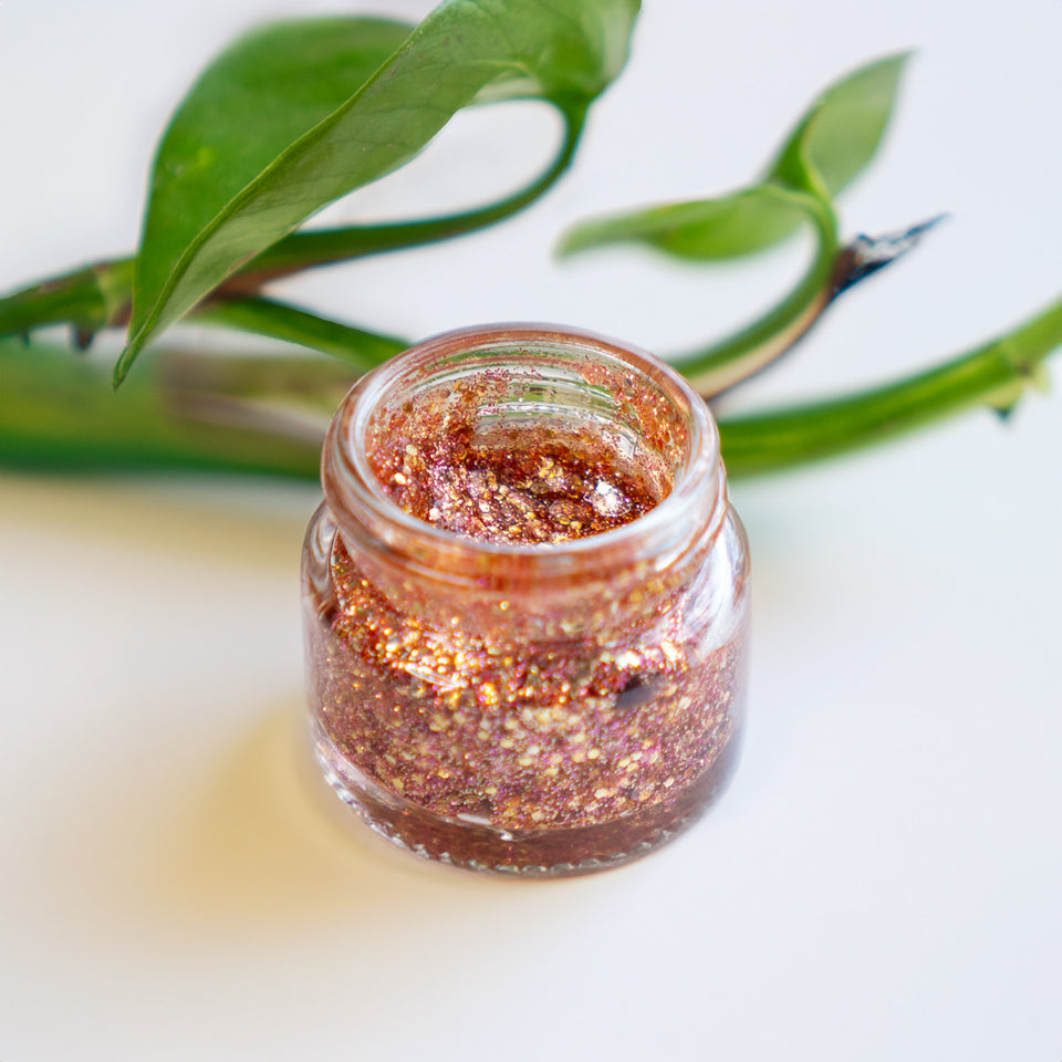 Rose Gold Plant-based Body Glitter